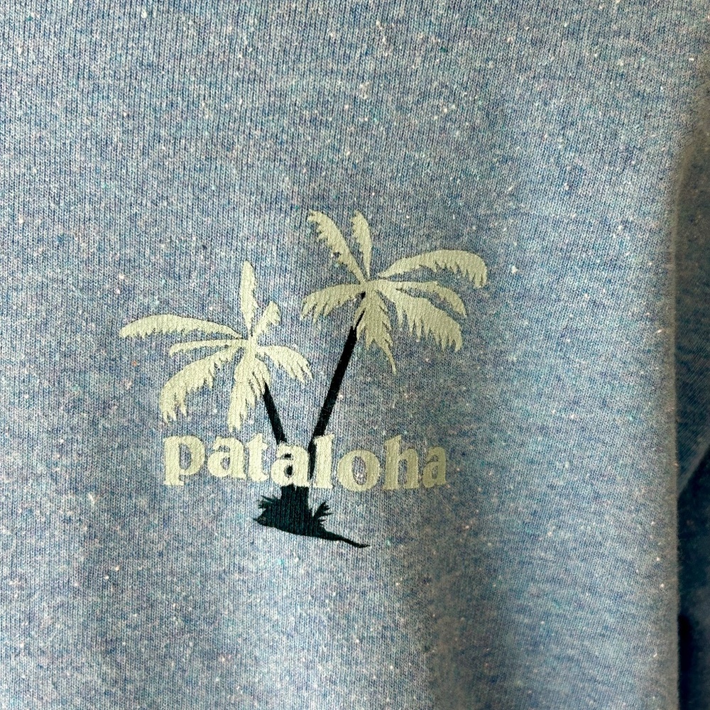 Patagonia Pataloha Mens Regular Fit Blue T Shirt Size Medium - Picture 6 of 6